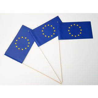 Papierfähnchen mit Holzstab EU