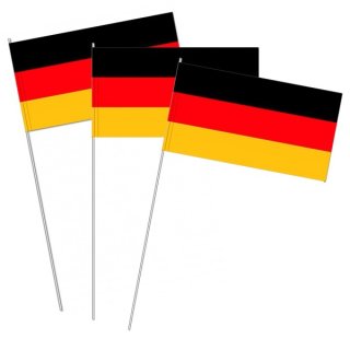 Papierfähnchen Deutschland