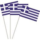 Papierfähnchen Griechenland