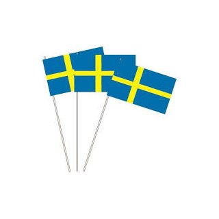 Papierfähnchen Schweden