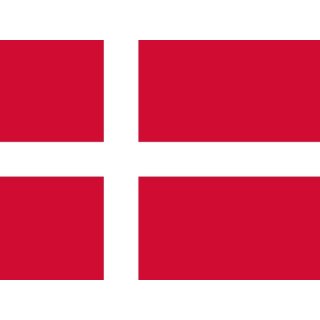 Stockflagge Dänemark