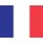 Stockflagge Frankreich