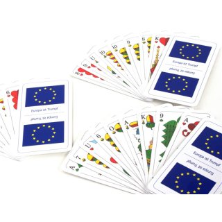 Kartenspiel "Europa ist Trumpf"