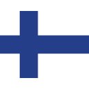 Mini Hissflaggen Kunstseide 25 x 15 cm Finnland