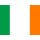 Mini Hissflaggen Kunstseide 25 x 15 cm Irland