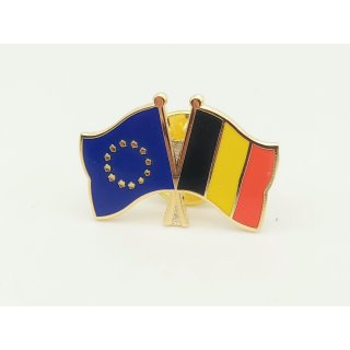 Pin Freundschaft Europäische Union & Belgien