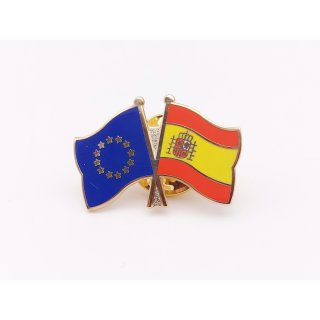 Pin Freundschaft Europäische Union & Spanien