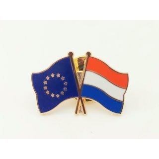 Pin Freundschaft Europäische Union & Niederlande