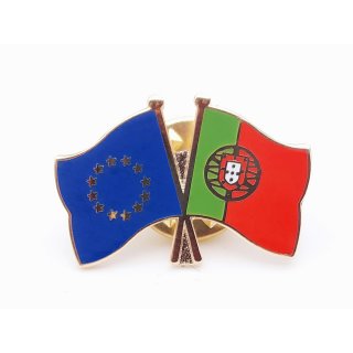 Pin Freundschaft Europäische Union & Portugal